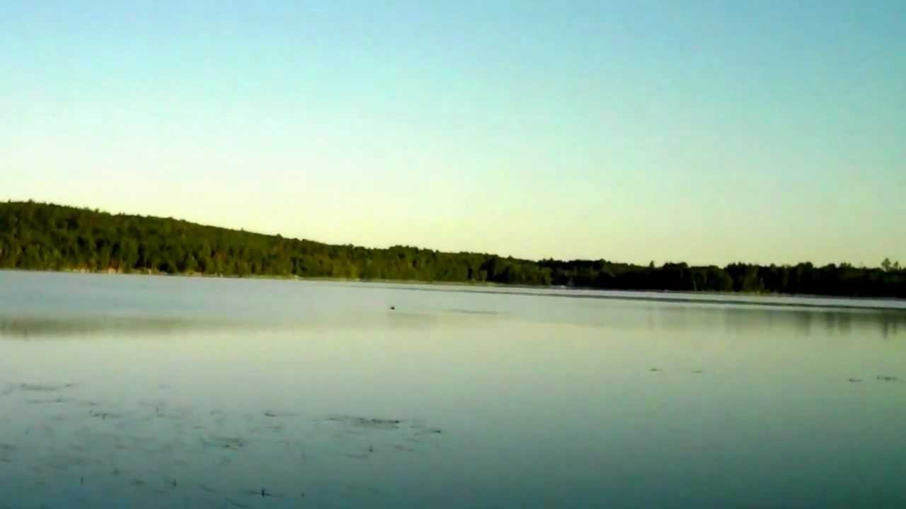 Abrams Pond Eastbrook ,ME YouTube
