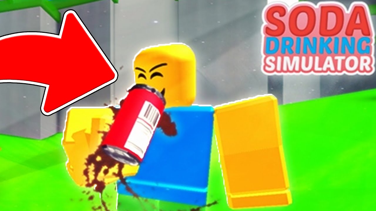 New Roblox Soda Drinking Simulator Youtube - soda tycoon roblox