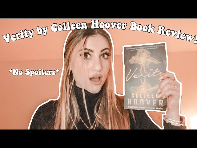 Verity by Colleen Hoover *No Spoilers*Book Review!! 