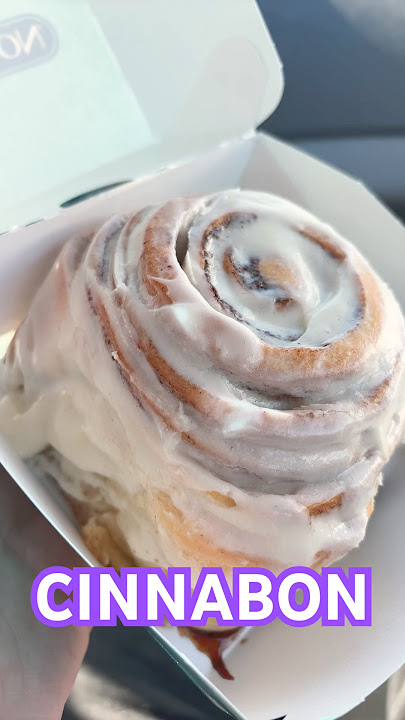 CINNABON Cinnamon Roll 🧁 #food #shorts