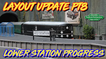 OO Scale DCC Layout rebuild Pt8 | Scratch building retaining walls | Model railway Station Detailing