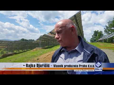 Zepce.Ba - U Žepču svečano puštena u rad prva solarna elektrana „Praha“ d.o.o.