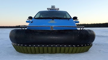 New Russian Hovercraft Christy 9205 (Night Test Drive)