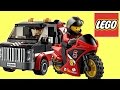 LEGO CITY Racing Bike Transporter Building Set