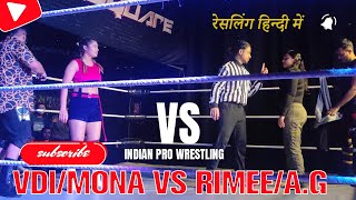 Mixed Wrestling Tag Team Match  - [ Mona Wrestler /VDI ] vs [Rimee / Alpha ]