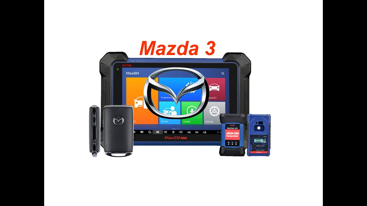 Mazda3 2020 | Как включить зажигание без ключа | Добавление ключа с помощью Autel IM608