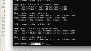 V SEM BSC NEP - Networking Lab - B4  - Write a Java program to implement ping command.