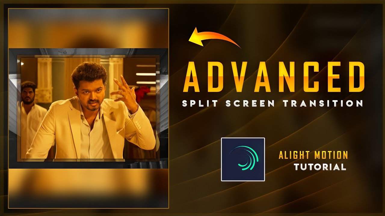 Advanced Split screen transition 🔥 like aftereffects | Alight motion ...
