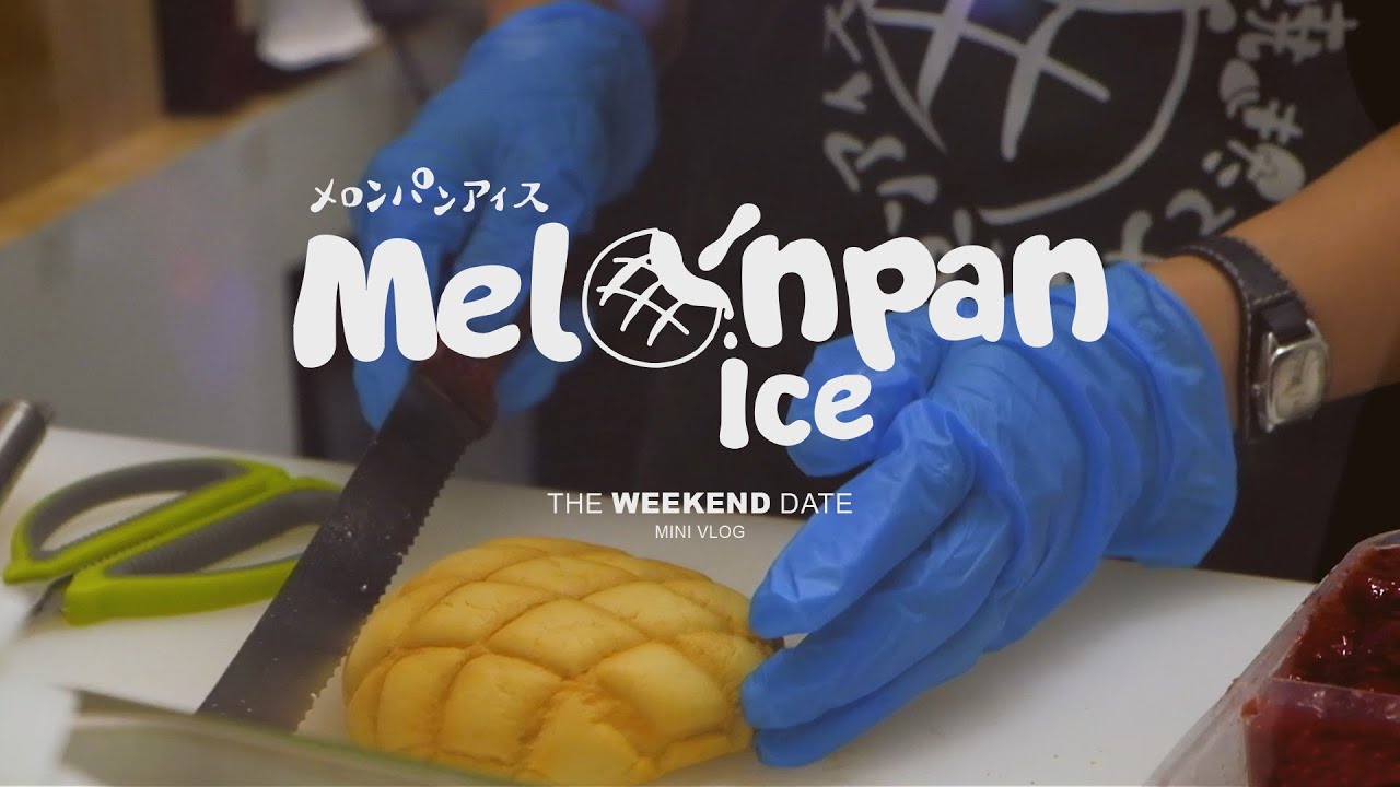 The Weekend Date: Melonpan Ice Philippines - Japan's Famous Ice Cream Sandwich SM MOA [Mini Vlog]