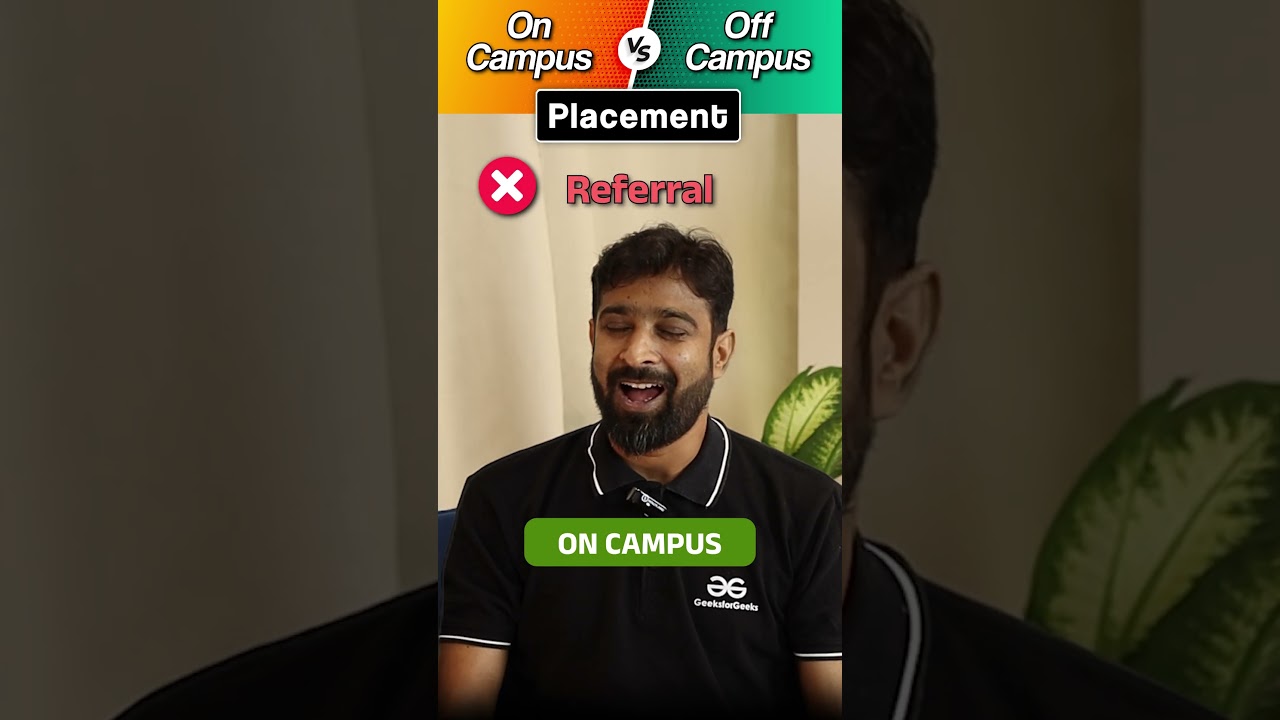 Off Campus Vs On Campus Placement 