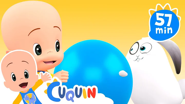 Cuquin's BLUE ball 🔵 Learn colors and much more with Cleo and Cuquin Educational videos