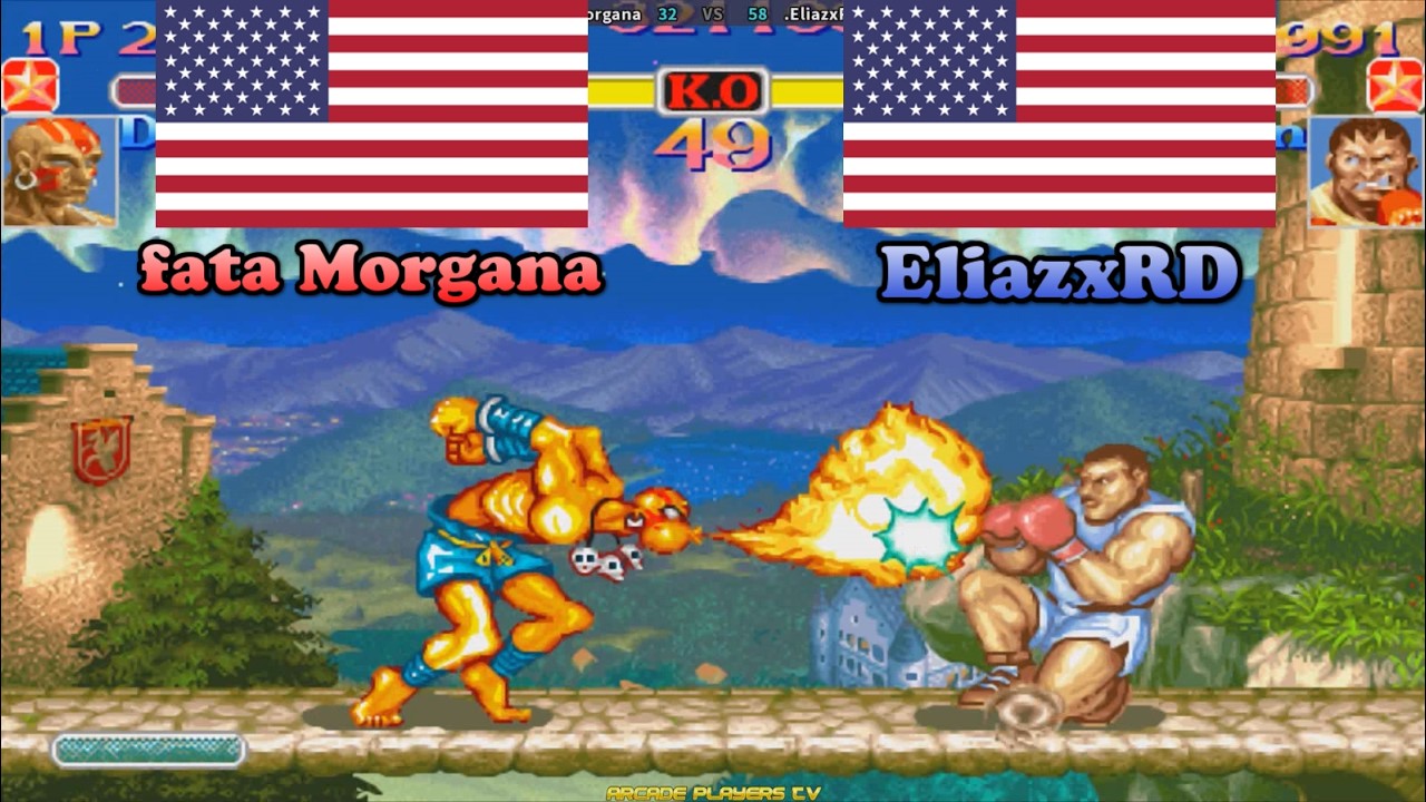 Super Street Fighter 2 Turbo ➤ fata Morgana (Usa) vs EliazxRD (Usa) 슈퍼 스트리트 파이터 2 터보