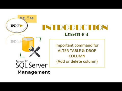 Lesson # 4 | Important command for DROP/DELETE TABLE)| MS SQL Server Tutorial #MNCfresher #SQLServer