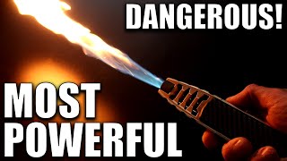 Most Powerful Torch Lighter - JOBON Insane Jet Lighter - DANGEROUS + Refill