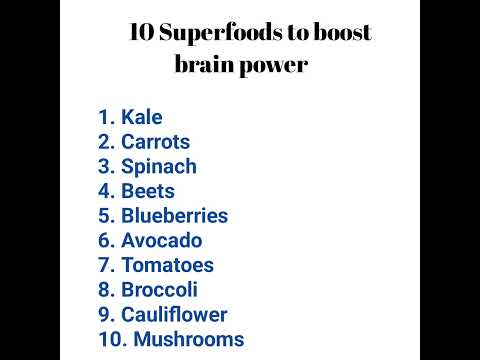 10 Superfoods to