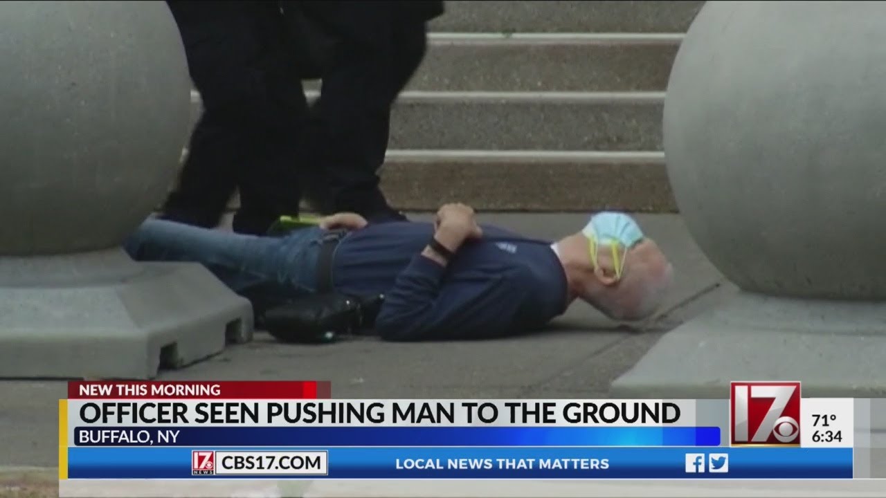 Elderly man seriously hurt after officer pushes him to the ground