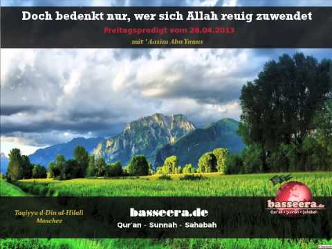 'Aasim Abu Yunus - Doch bedenkt nur, wer sich Allah reuig zuwendet