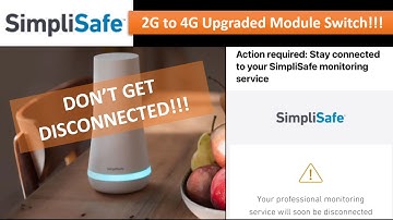 SimpliSafe Cellular Module 2G to 4G Upgrade Installation