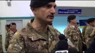 I soldati della Brigata Sassari ritornano dall'Afghanistan