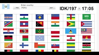 Flags of the world | Sporcle | 197 countries. How many can I get?