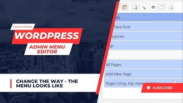 How to Make WordPress Simpler and Easier to Use for Clients | Edit Role Wise Menu Item | Menu Editor
