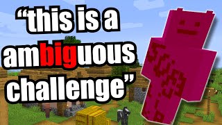 Minecraft, but if I say 'big' I get bigger...