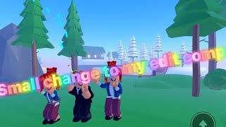 Small Change To My Edit Comp