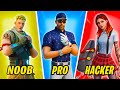 NOOB vs PRO vs HACKER - Fortnite Funny Moments #82