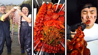 MUKBANG | 🔥 Spicy Octopus Seafood Boil Jjamppong Recipe | How to make giant octopus?