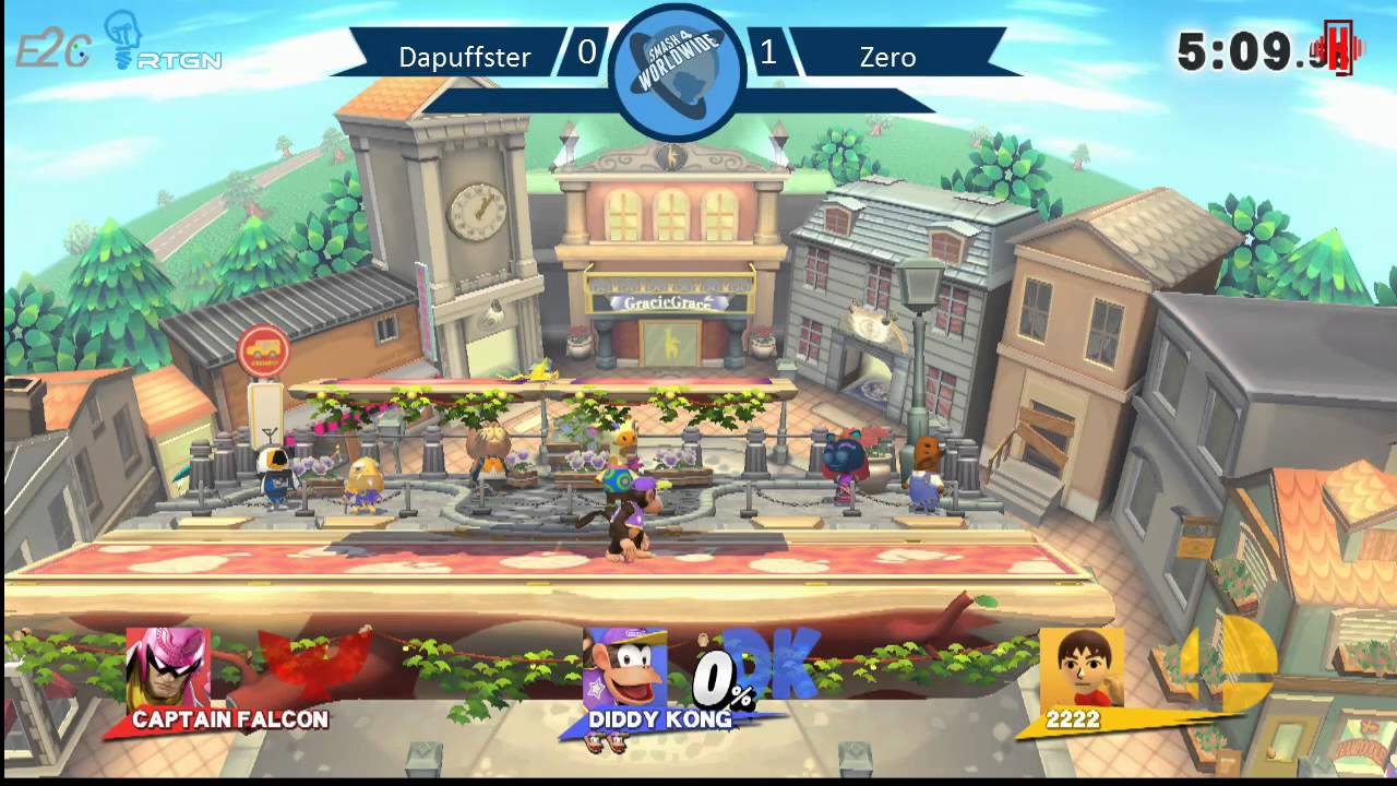 Events2Compete World Wide Smash Tourney: Zero (Diddy) vs  Dapuffster (Mii Brawler) GF