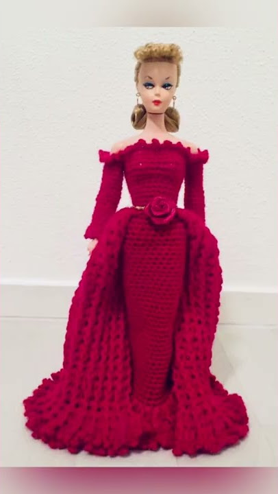 Luty Artes Crochet: Roupas de bonecas de crochê  Вязание крючком свадебные  платья, Выкройка одежды для куклы, Одежда для куклы