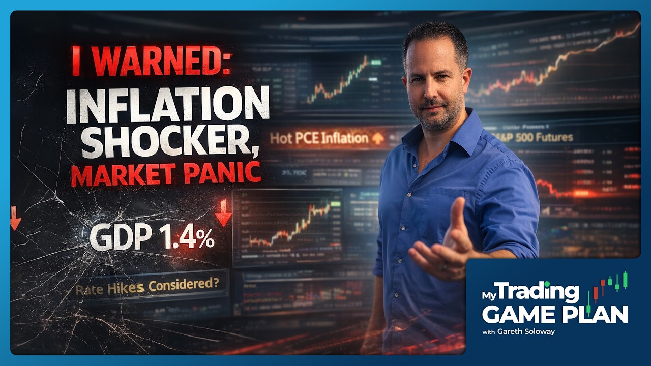 PCE SHOCKER: Inflation Spikes & GDP Plummets! 🚨 (Are Rate Hikes Next?)...Here Are The Trades
