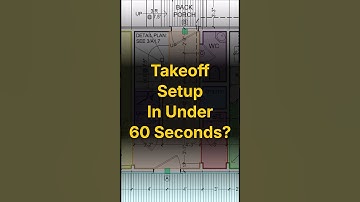 Takeoff Setup in less than 60 seconds?    #takeoffsoftware #zztakeoff #constructionestimating