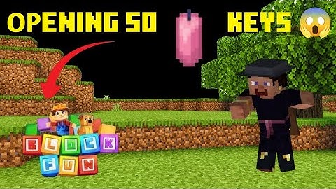 OPENING 50 PARTY KEYS 🗝️ IN BLOCK FUN SERVER 