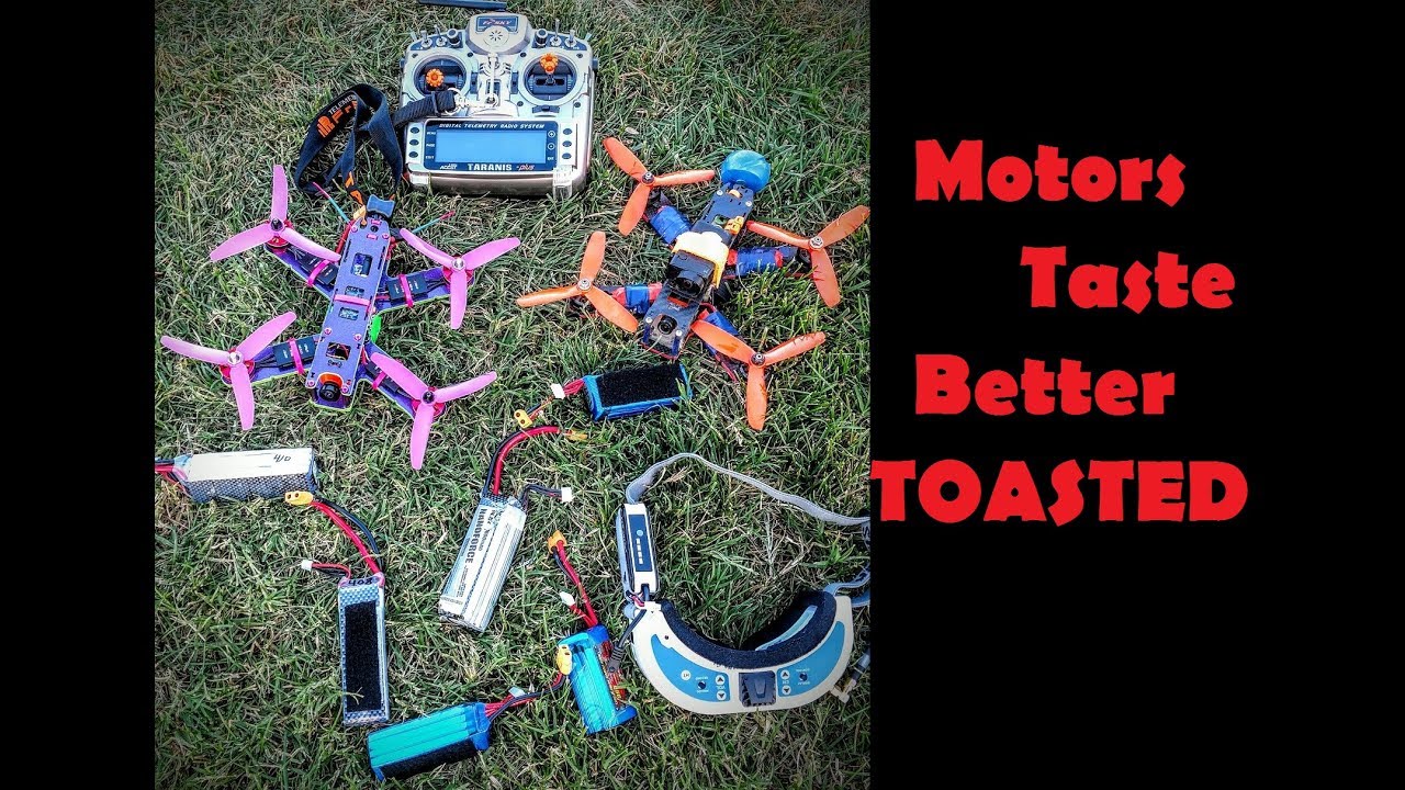 FPV Racing Drone - Death of DYS 2205 2300kv Race Edition motors - Lantian LT-210 5mm