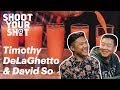 Timothy DeLaGhetto and David So Rip 10 Shots, Talk About Losing Their Virginity || Shoot Your Shot