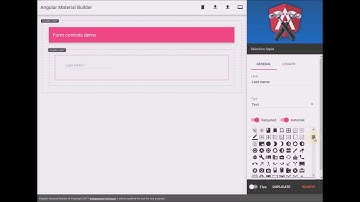 AngularJS Material Builder