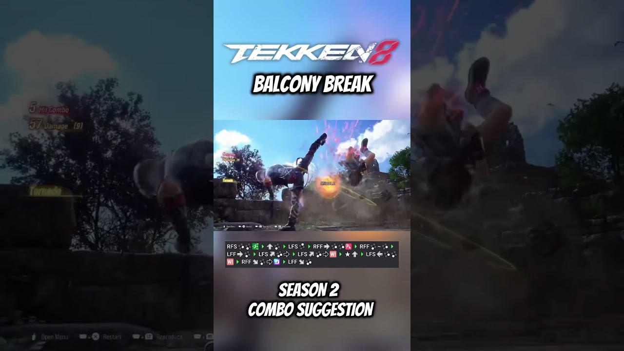 Hwoarang Season 2 Balcony Break Combo Suggestions | Tekken 8 