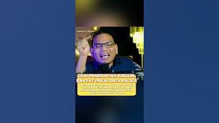 SELAMA INI RAKYAT DIBERI DATA PALSU!