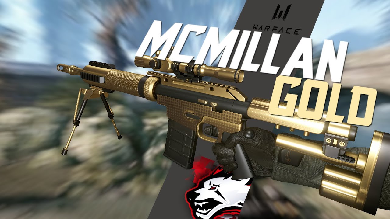 Warface GOLD McMillan CS5 Fastest bolt sniper YouTube