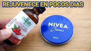 El secreto  que está sorprendiendo: crema Nivea con aceite de rosa mosqueta para rejuvenecer