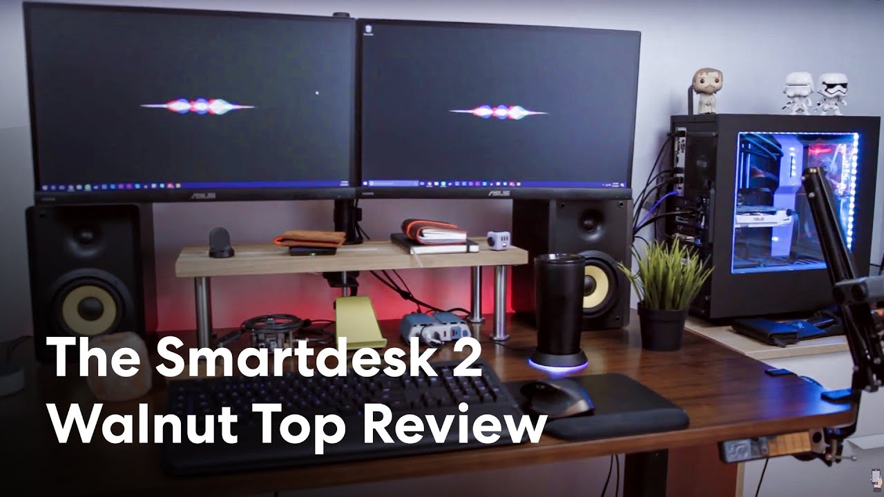The Smartdesk Pro with Walnut Top Review | Autonomous - YouTube