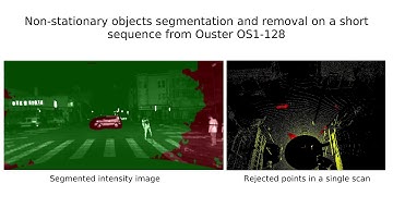 Segmentation of non-Stationary objects using LiDAR intensity data (v1)