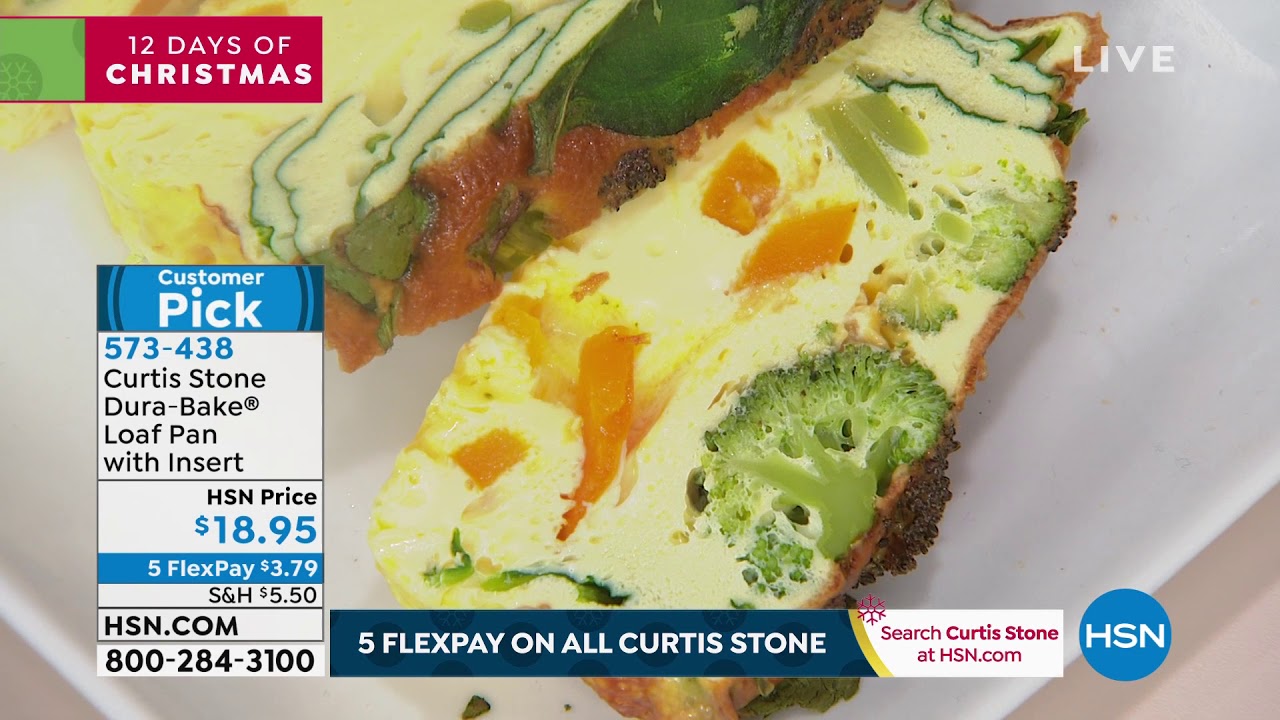 Curtis Stone DuraBake Loaf Pan with Insert YouTube