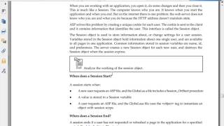 ASP objects - ASP server, session & application objects