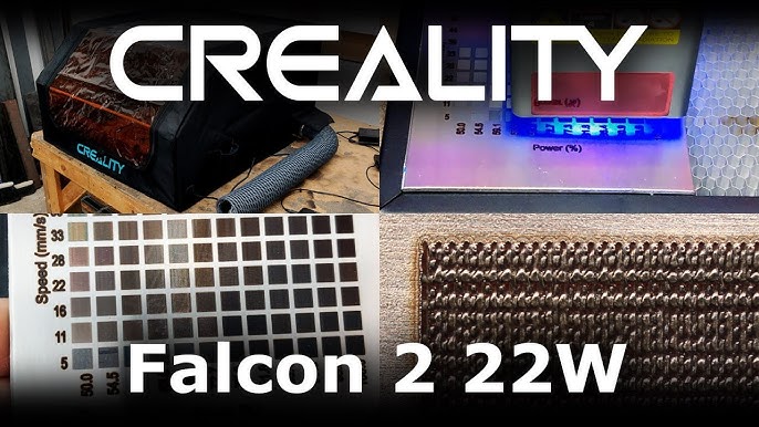 40W Creality Falcon 2 Laser Cutter / Engraver (Cuts Wood In One Pass With  Ease) 