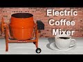 How to make Electric Coffee Mixer // Concrete Mixer