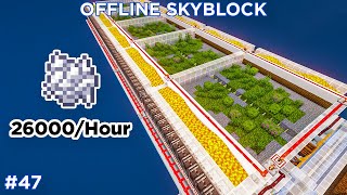 I built Huge Bone meal farm In Skyblock | Timelapse Episode 47