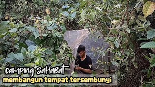 membangun tempat tersembunyi dan mancing belut di sawah || fishing sahabat