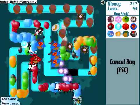 Bloons Tower Defence 3 Levels 1 - 60 - YouTube